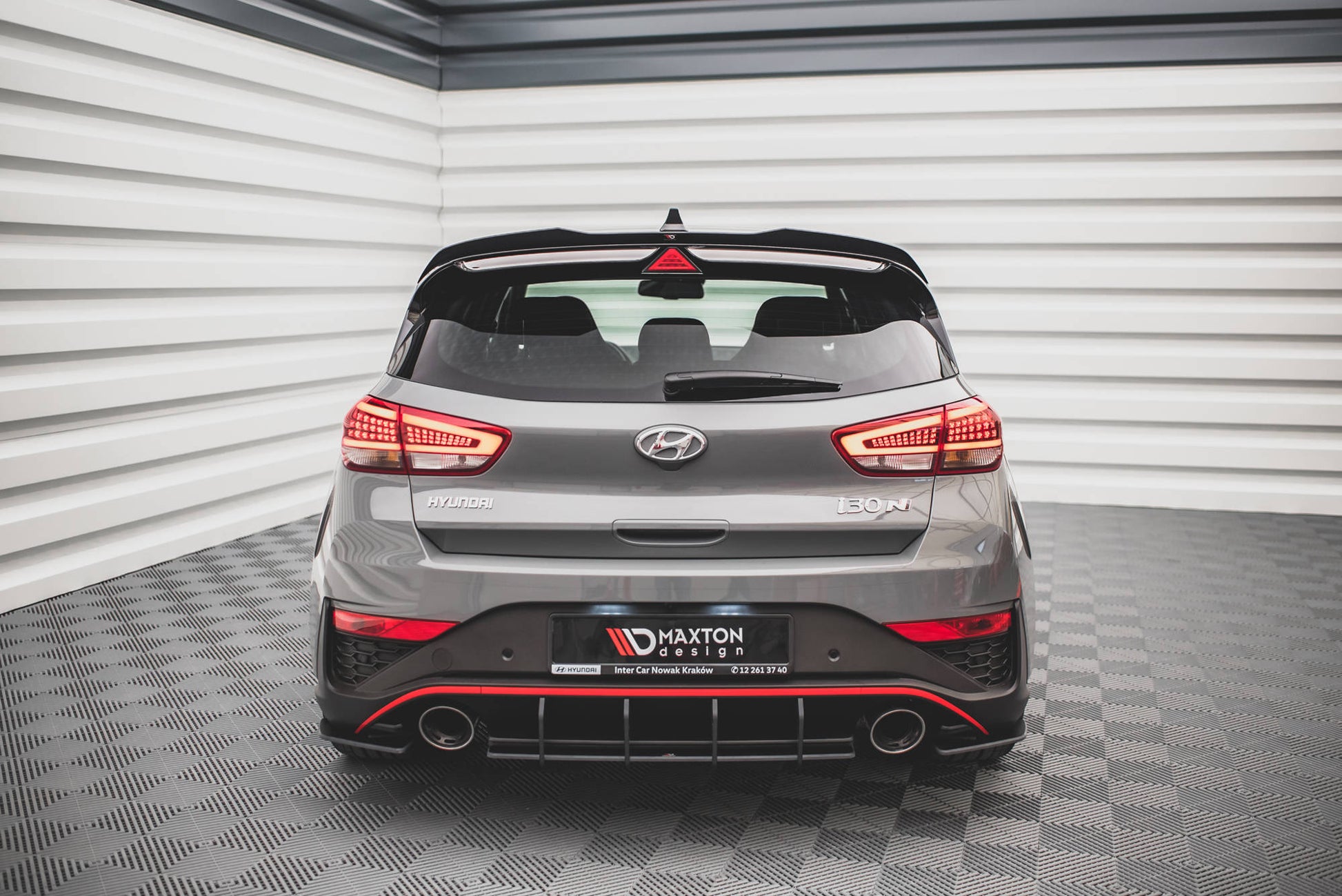 Street Pro Heck Ansatz Flaps Diffusor für Hyundai I30 N Hatchback Mk3 Facelift