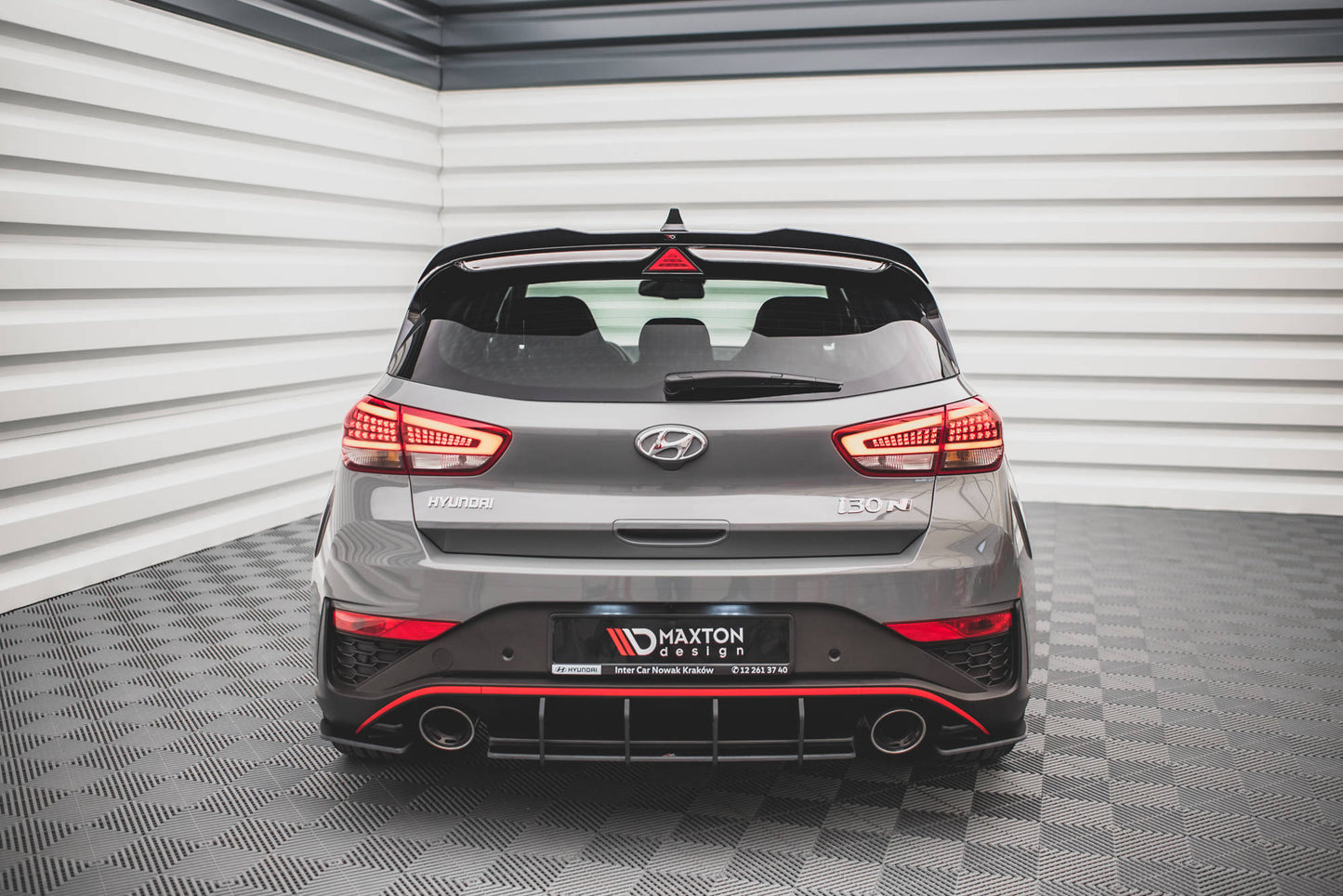 Street Pro Heck Ansatz Flaps Diffusor für Hyundai I30 N Hatchback Mk3 Facelift