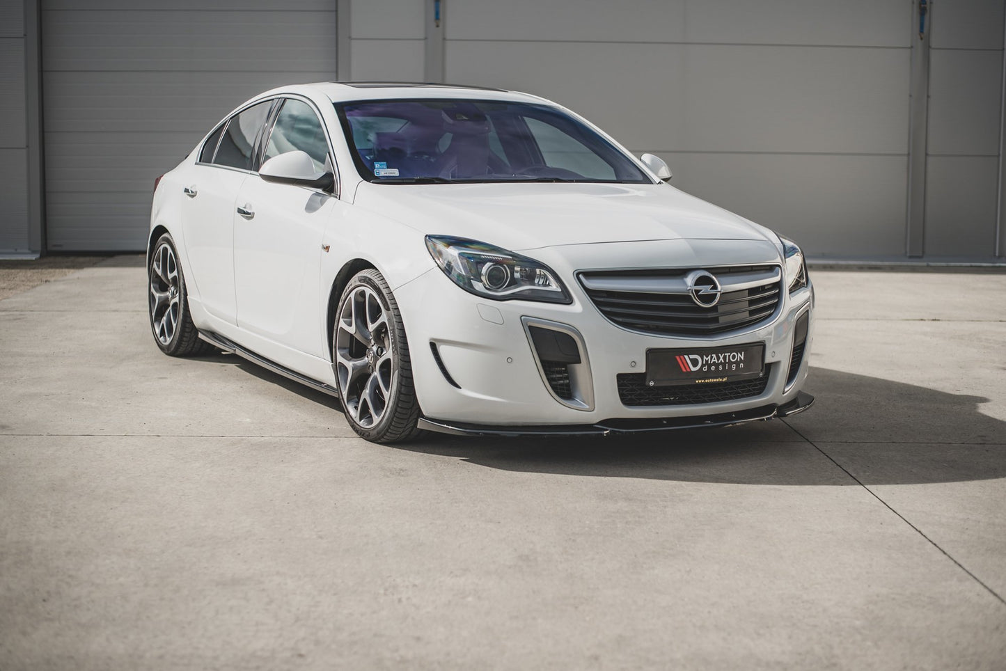 Front Ansatz V.2 für Opel Insignia Mk. 1 OPC Facelift schwarz matt