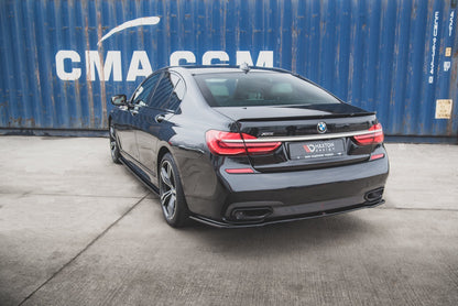 Spoiler CAP für BMW 7 M-Paket G11 schwarz Hochglanz