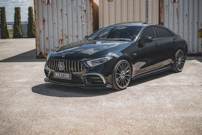 Front Ansatz V.3 für Mercedes-Benz CLS AMG-Line / 53AMG C257 Carbon Look