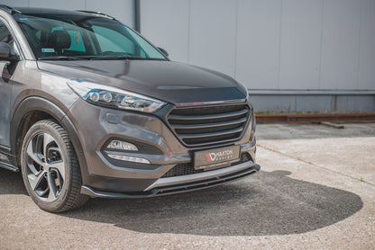 Front Ansatz für Hyundai Tucson Mk3 schwarz matt