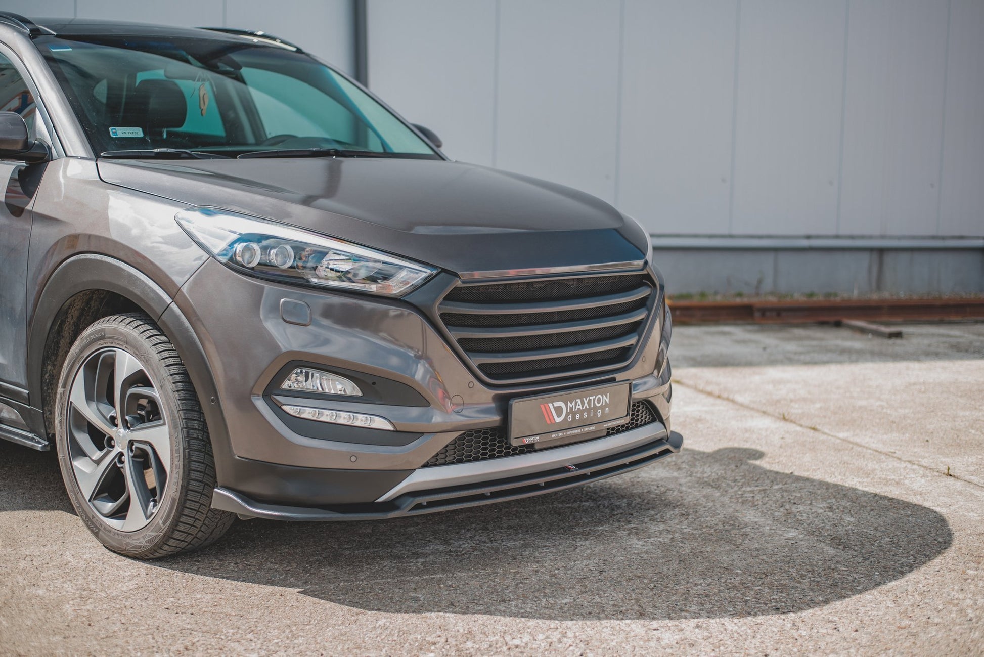 Front Ansatz für Hyundai Tucson Mk3 Carbon Look