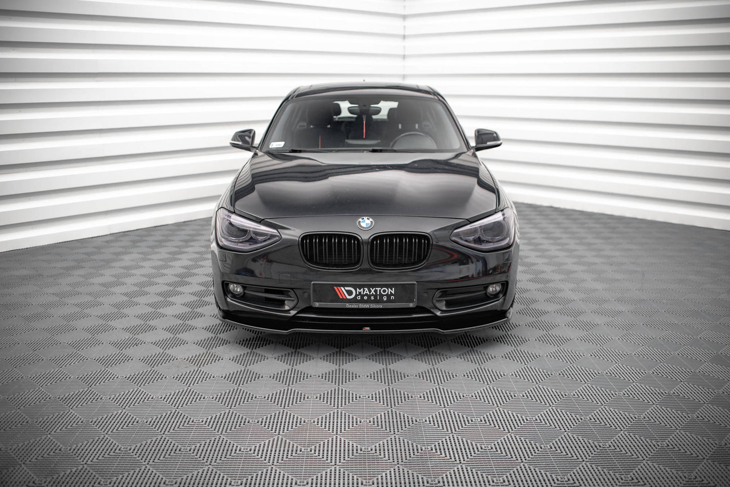 Front Ansatz V.1 für BMW 1er F20 schwarz matt