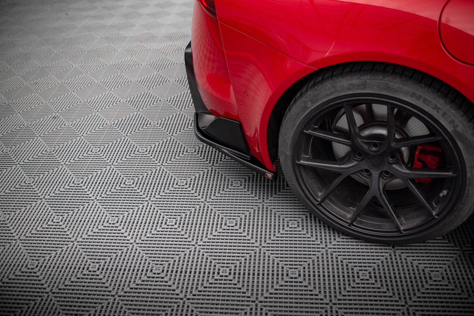 Heck Ansatz Flaps Diffusor V.3 für Toyota Supra Mk5 schwarz matt