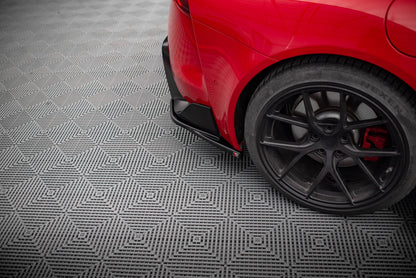 Heck Ansatz Flaps Diffusor V.3 für Toyota Supra Mk5 Carbon Look