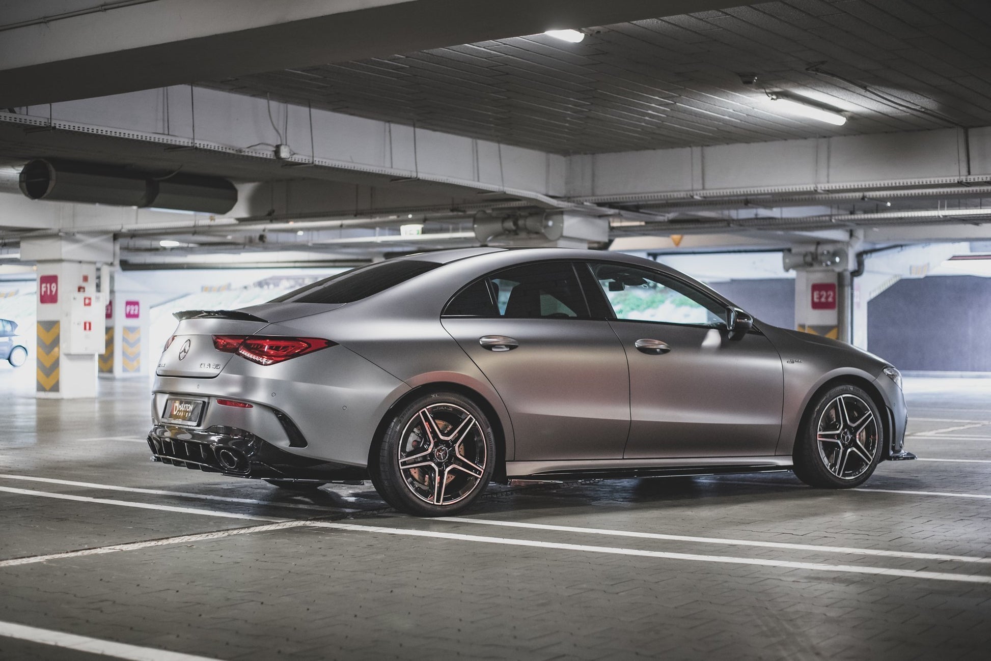 Seitenschweller Ansatz für Mercedes-AMG CLA 35 / 45 C118 schwarz matt