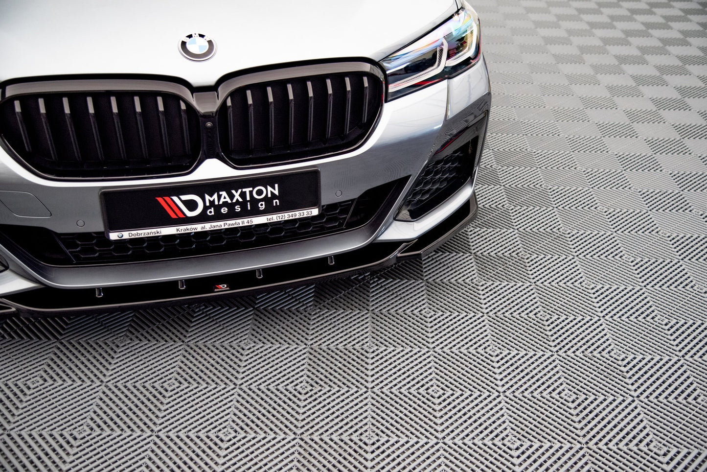 Front Ansatz V.2 für BMW 5er G30 Facelift M-Paket Carbon Look