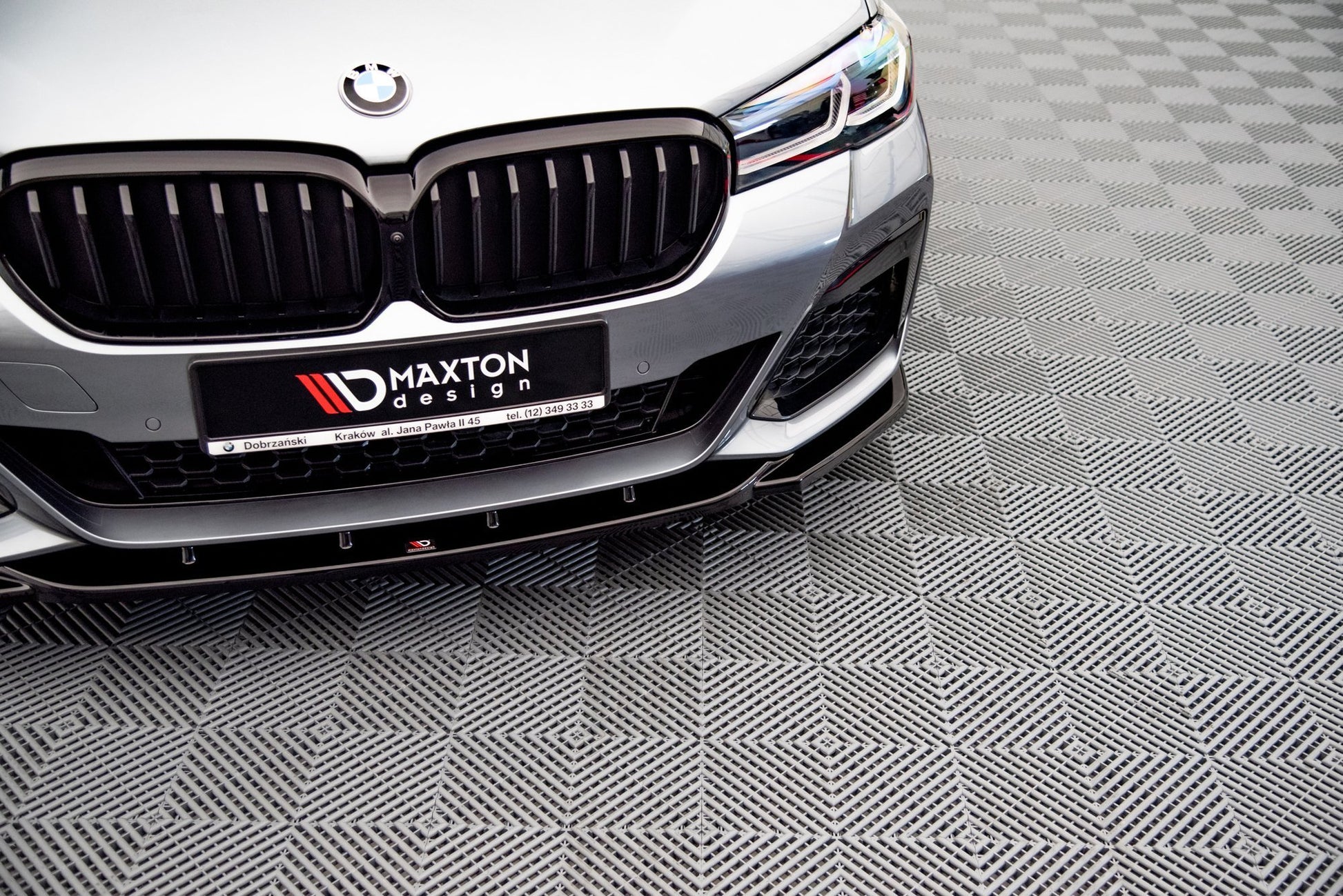 Front Ansatz V.2 für BMW 5er G30 Facelift M-Paket Carbon Look