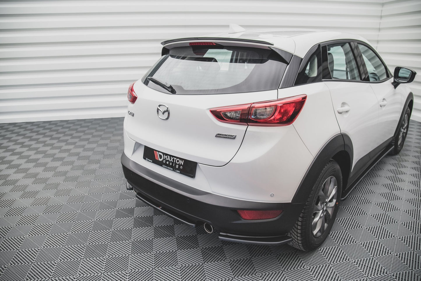 Spoiler CAP für Mazda CX-3 schwarz matt