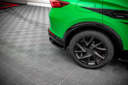 Heck Ansatz Flaps Diffusor V.2 für Cupra Formentor schwarz matt