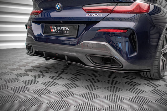 Mittlerer Diffusor Heck Ansatz DTM Look für BMW 8 Gran Coupe M-Paket G16 Carbon Look