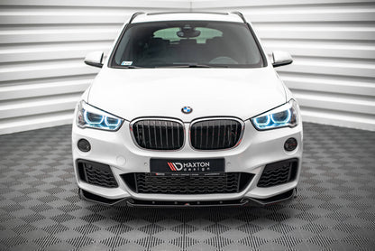 Front Ansatz V.2 für BMW X1 M-Paket F48 Carbon Look