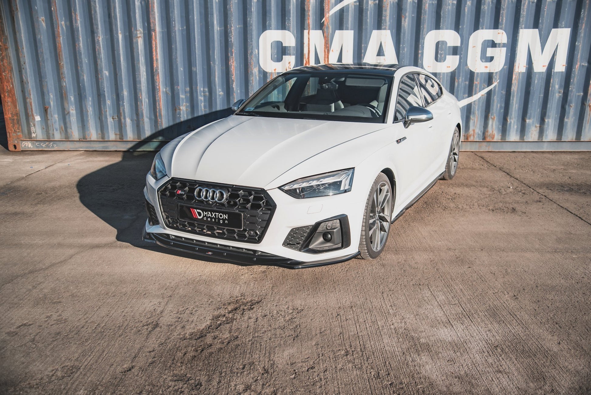 Front Ansatz V.1 für Audi S5 / A5 S-Line F5 Facelift Carbon Look
