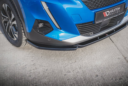 Front Ansatz V.2 für Peugeot 2008 Mk2 Carbon Look