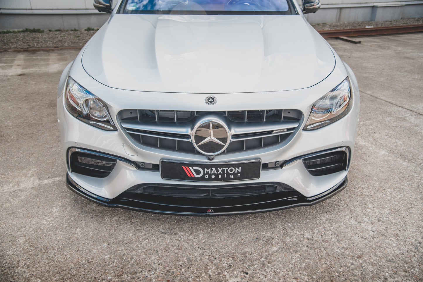 Front Ansatz V.2 für Mercedes-Benz E63 AMG Kombi/Limousine S213/W213 Carbon Look