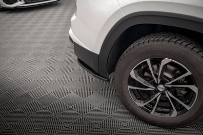 Heck Ansatz Flaps Diffusor für Volkswagen Atlas Cross schwarz matt