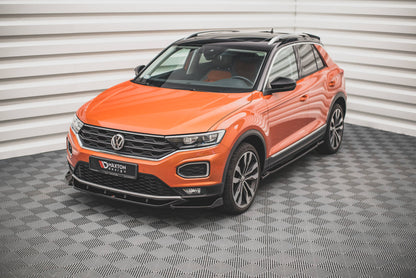 Front Ansatz V.1 für Volkswagen T-Roc Mk1 schwarz matt