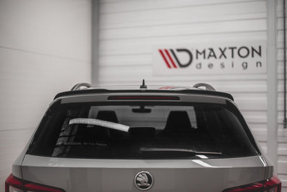 Spoiler CAP V.1 für Skoda Kodiaq Mk1 Sportline/RS schwarz Hochglanz