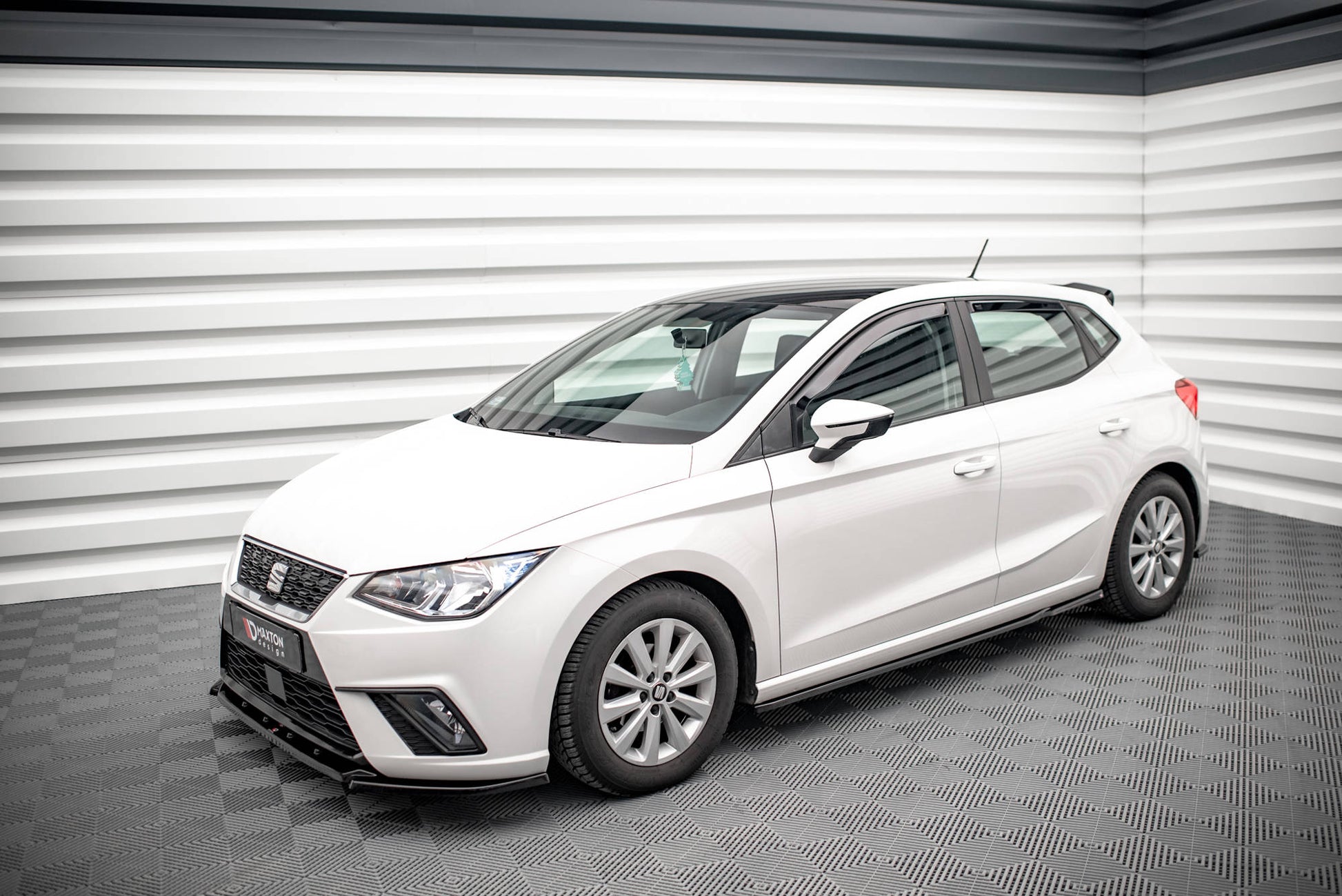 Seitenschweller Ansatz für V.2 für Seat Ibiza FR/ Standard Mk5 Carbon Look