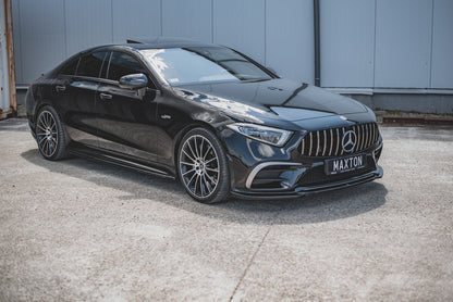 Front Ansatz V.1 für Mercedes-Benz CLS AMG-Line / 53AMG C257 Carbon Look