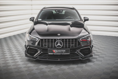 Front Ansatz V.2 für Mercedes-AMG CLA 45 Aero C118 schwarz matt