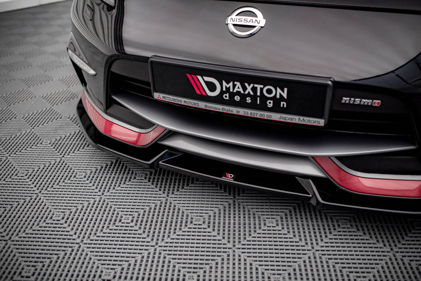 Front Ansatz V.2 für Nissan 370Z Nismo Facelift schwarz matt