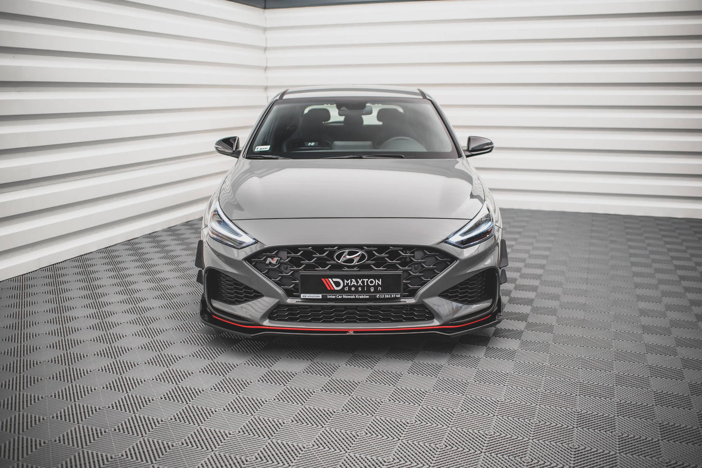 Front Ansatz V.3 für Hyundai I30 N Hatchback/Fastback Mk3 Facelift Carbon Look