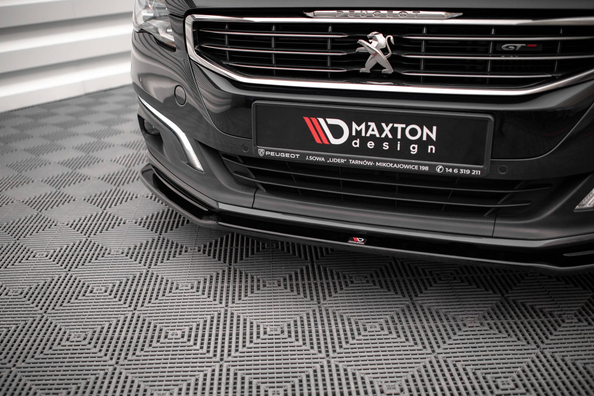 Front Ansatz V.2 für Peugeot 508 GT Mk1 Facelift Carbon Look