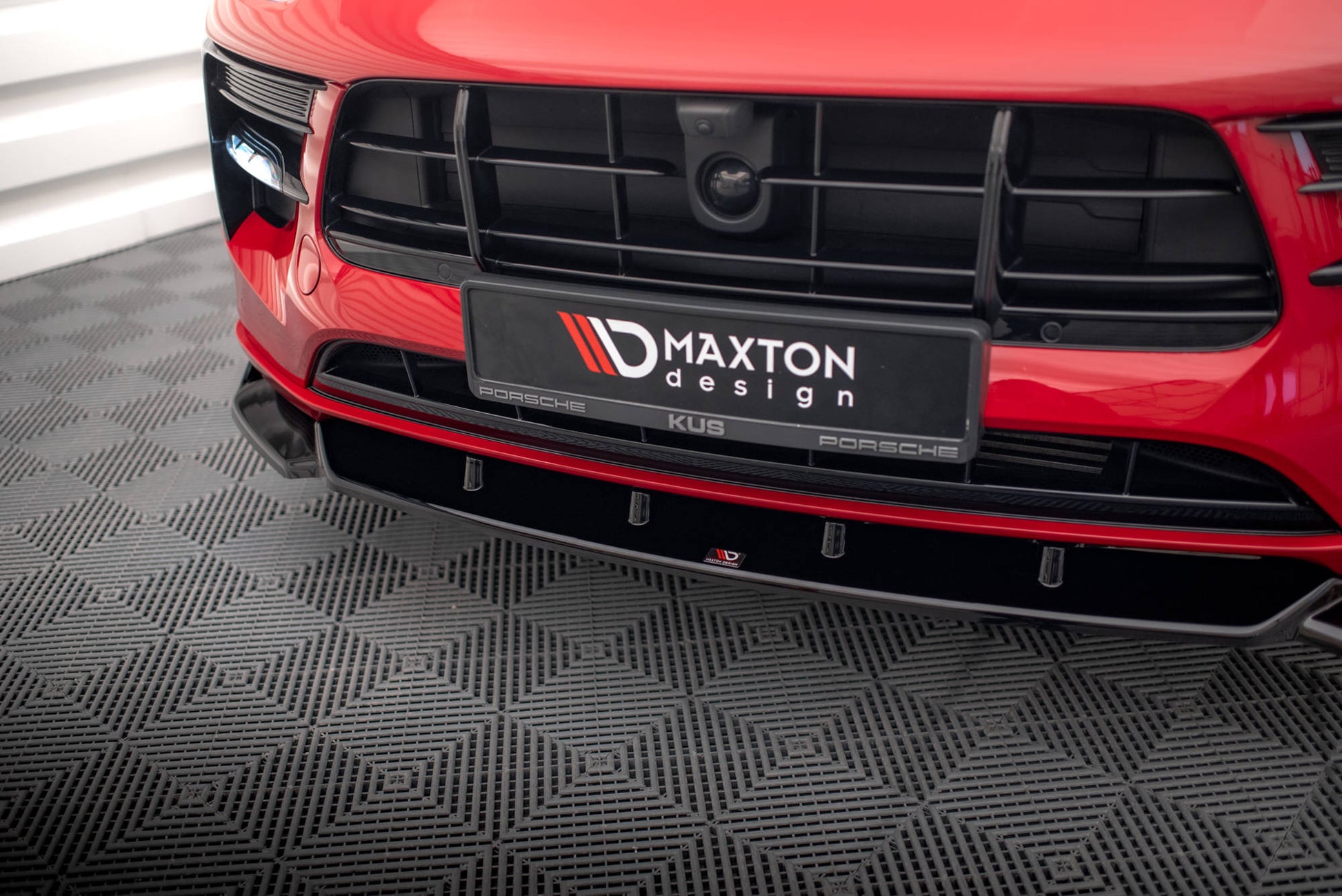 Front Ansatz V.1 für Porsche Macan Mk1 Facelift Carbon Look