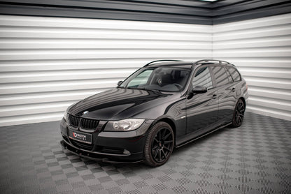 Front Ansatz V.2 für BMW 3er E90 schwarz Hochglanz
