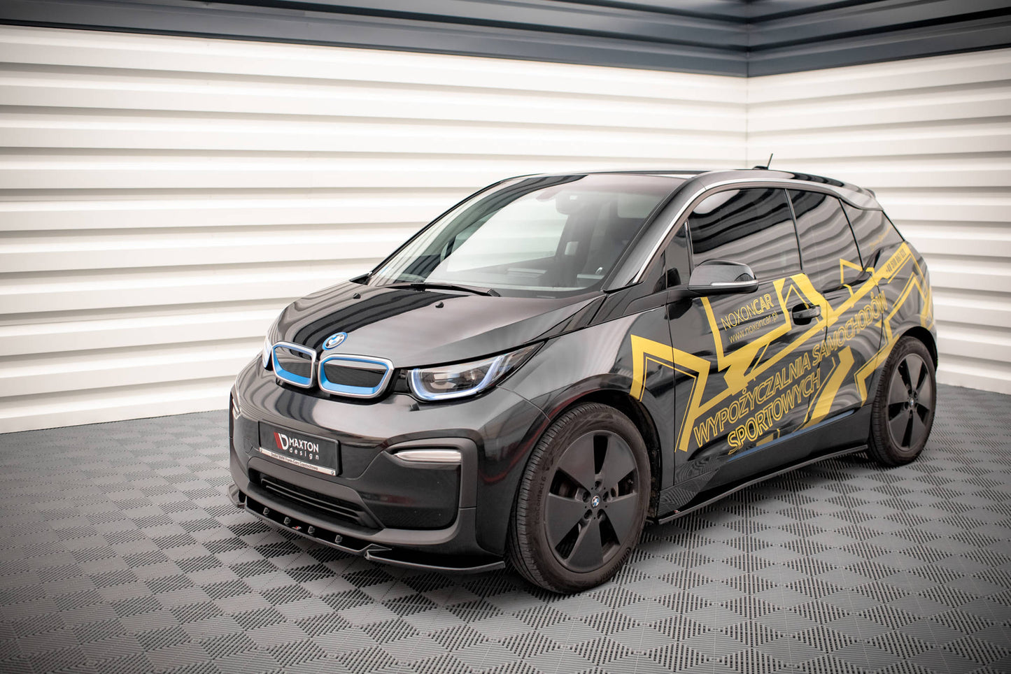 Seitenschweller Ansatz für BMW i3 Mk1 Facelift schwarz matt