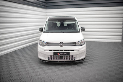 Front Ansatz V.2 für Volkswagen Caddy Mk5 schwarz Hochglanz