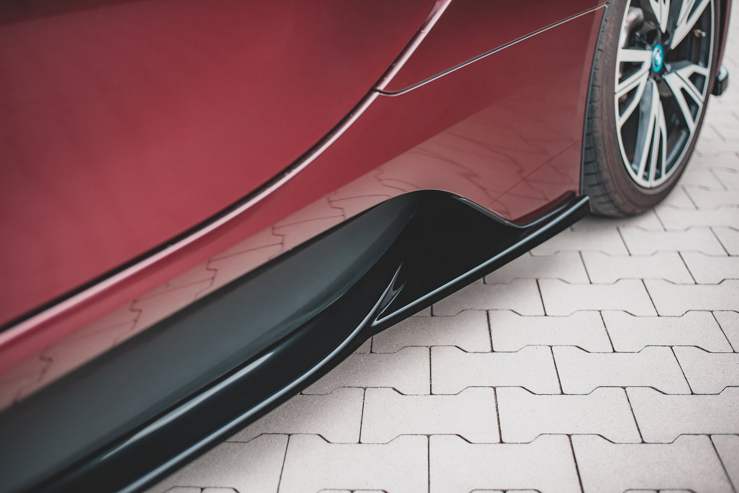 Seitenschweller Ansatz für BMW i8 Carbon Look