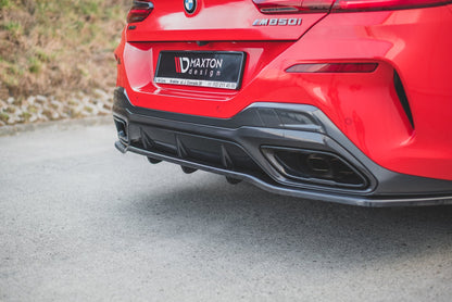 Mittlerer Diffusor Heck Ansatz DTM Look für BMW 8 Coupe M-Paket G15 Carbon Look