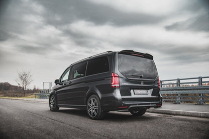 Spoiler CAP für Mercedes-Benz V-Klasse AMG-Line W447 Facelift schwarz Hochglanz