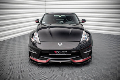 Front Ansatz V.3 für Nissan 370Z Nismo Facelift schwarz matt