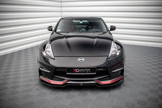 Front Ansatz V.3 für Nissan 370Z Nismo Facelift schwarz matt