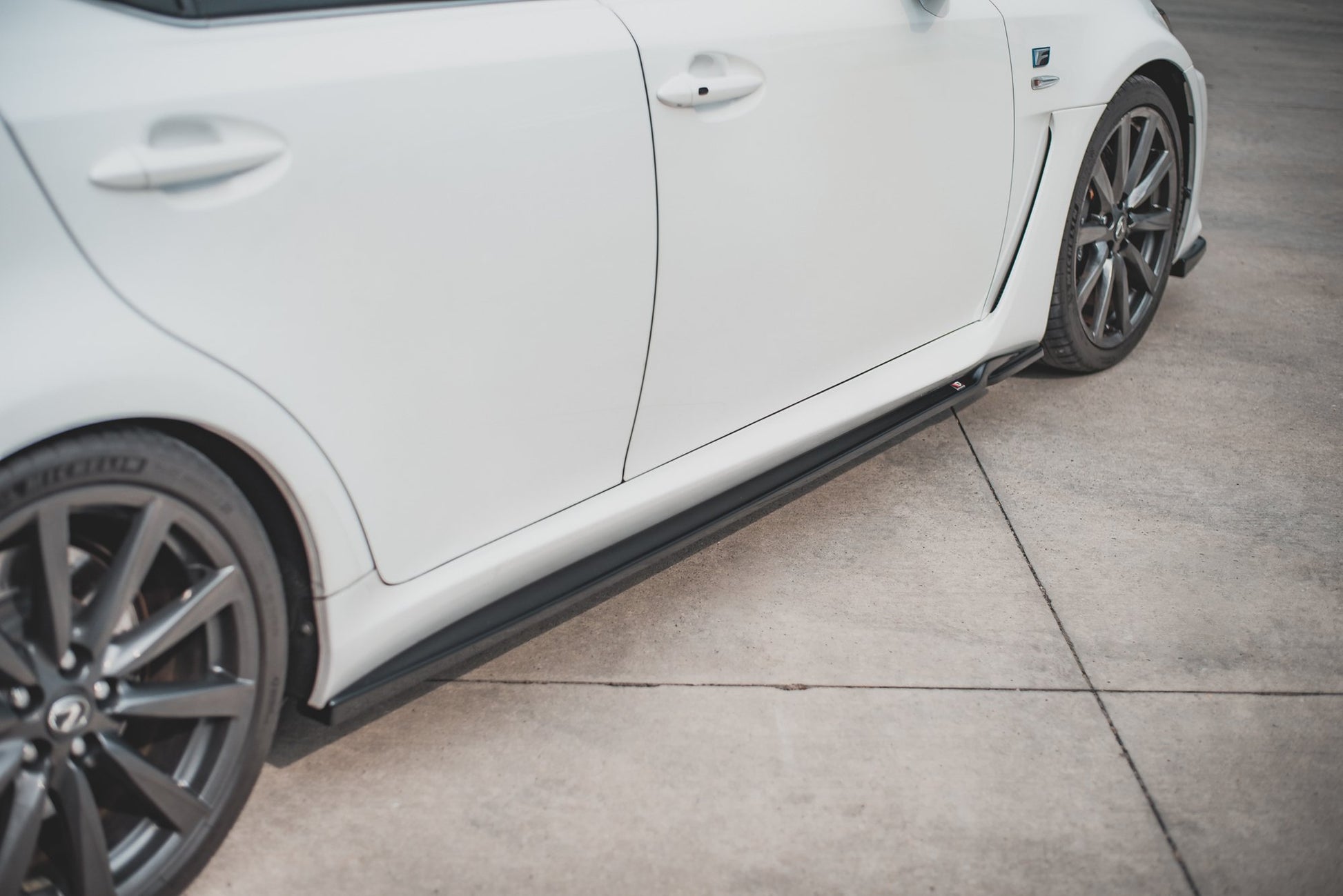 Seitenschweller Ansatz für Lexus IS F Mk2 Carbon Look