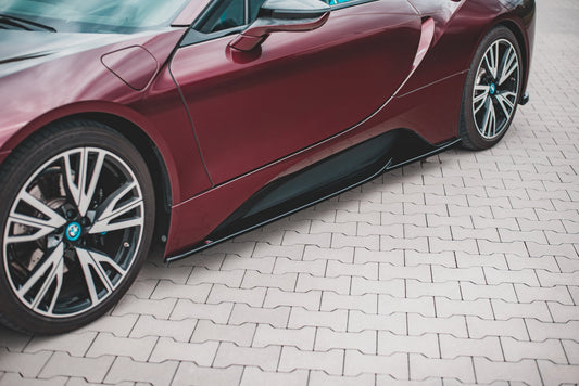 Seitenschweller Ansatz für BMW i8 Carbon Look