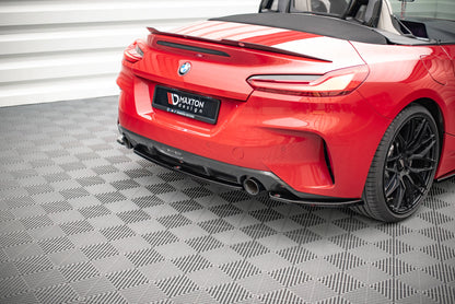 Mittlerer Diffusor Heck Ansatz für BMW Z4 M-Paket G29 schwarz matt