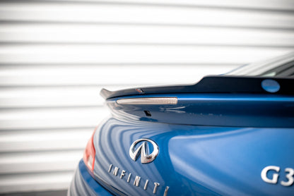 Spoiler CAP für Infiniti G37 Coupe schwarz matt