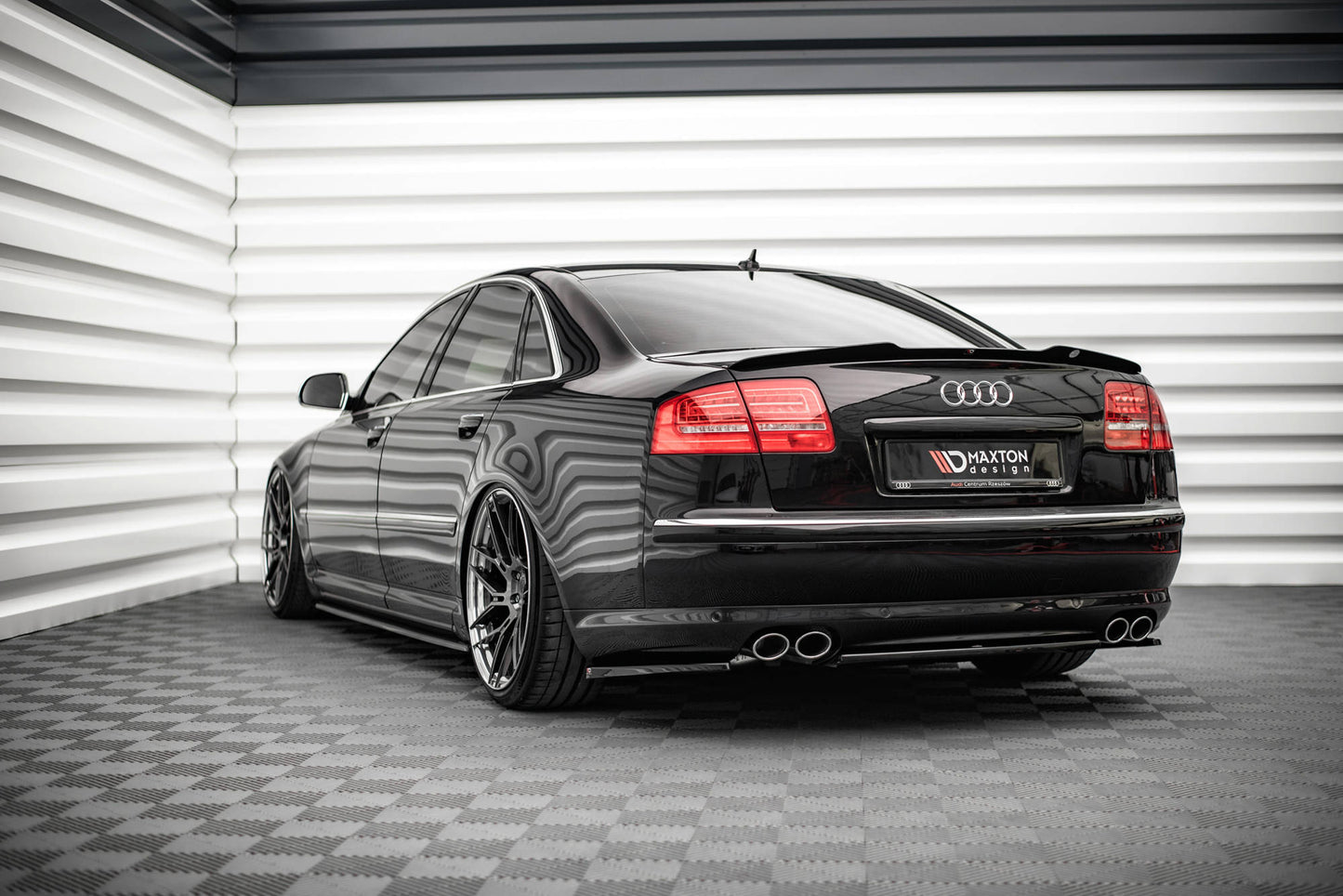 Spoiler CAP für Audi S8 D3 Carbon Look