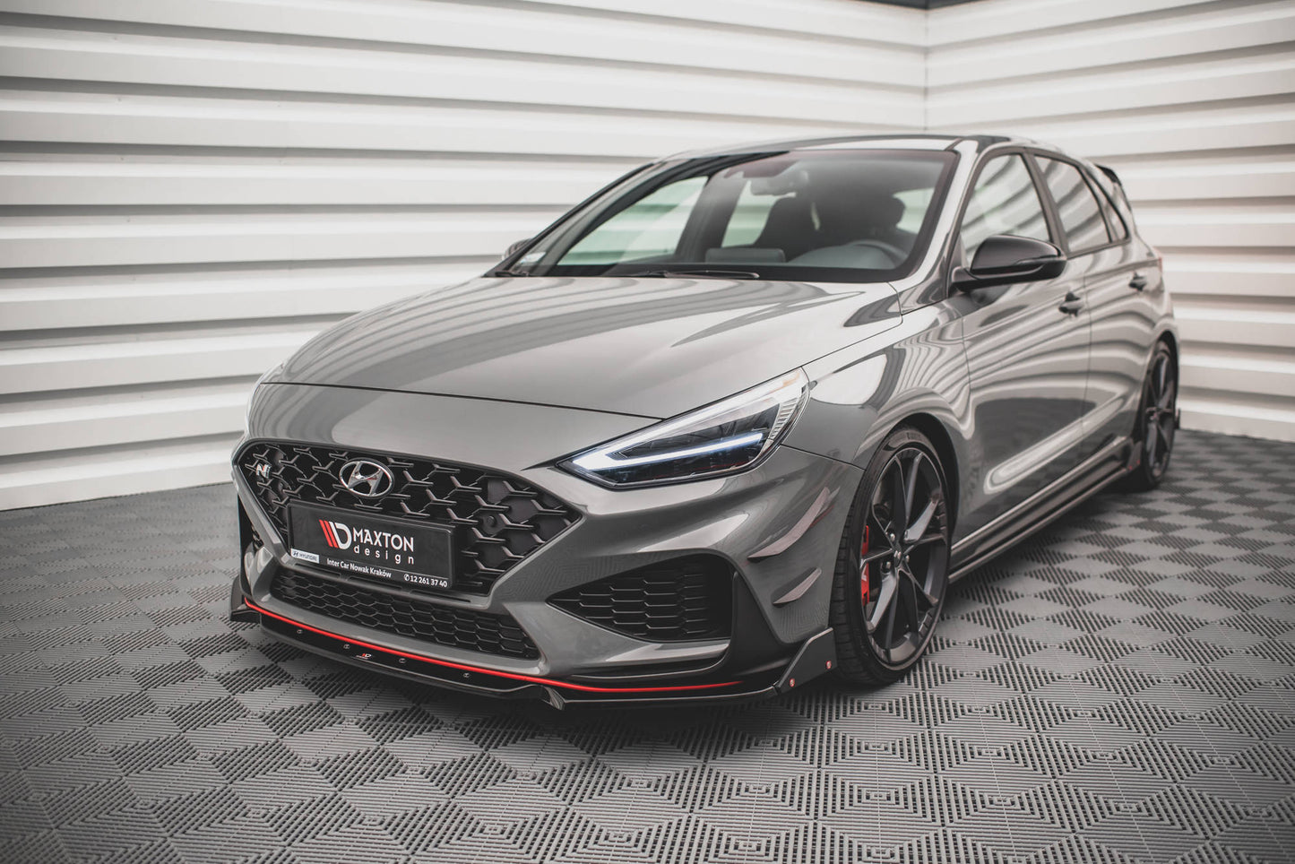 Front Ansatz +Flaps für V.1 Hyundai I30 N Hatchback/Fastback Mk3 Facelift