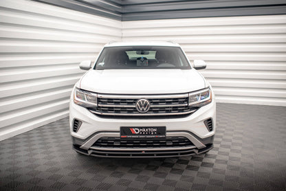 Front Ansatz V.2 für Volkswagen Atlas Cross Sport Carbon Look