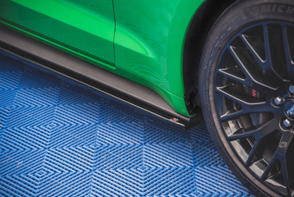 Seitenschweller Ansatz für + Flaps  Ford Mustang GT Mk6 Facelift
