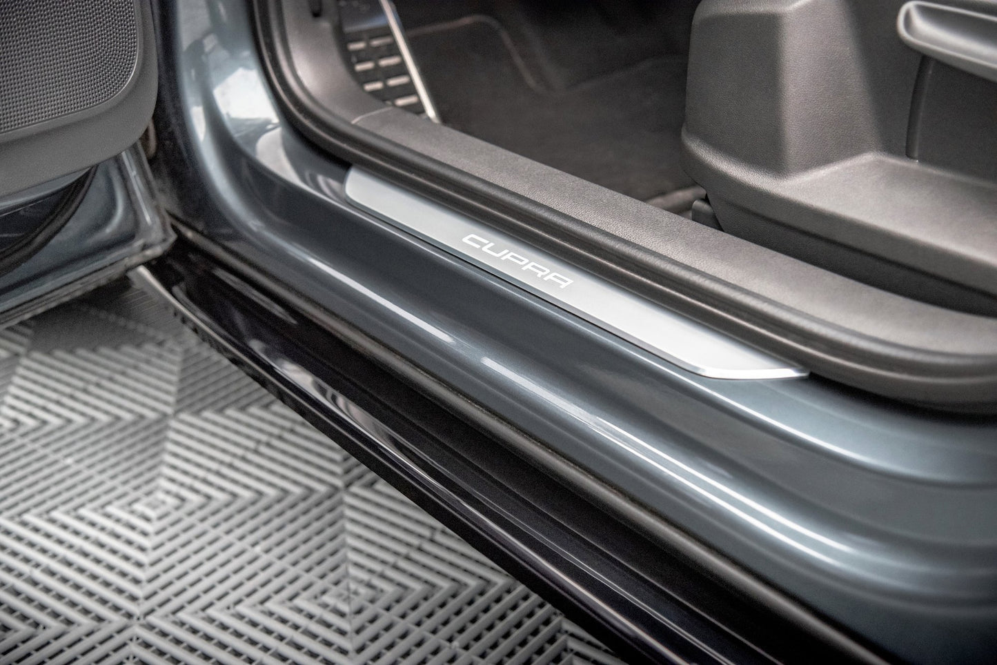 Seitenschweller Ansatz für Cupra Ateca schwarz matt