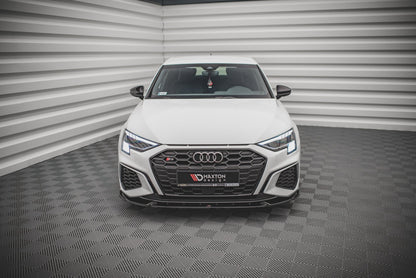 Front Ansatz V.3 für Audi S3 / A3 S-Line 8Y schwarz matt