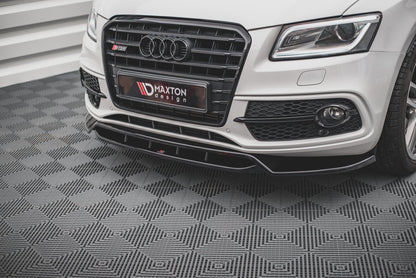 Front Ansatz für Audi SQ5 Mk1 (8R) schwarz Hochglanz
