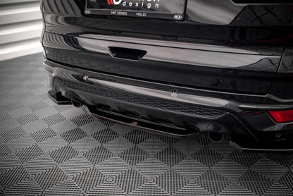 Mittlerer Diffusor Heck Ansatz für Ford Escape ST-Line Mk3 schwarz matt